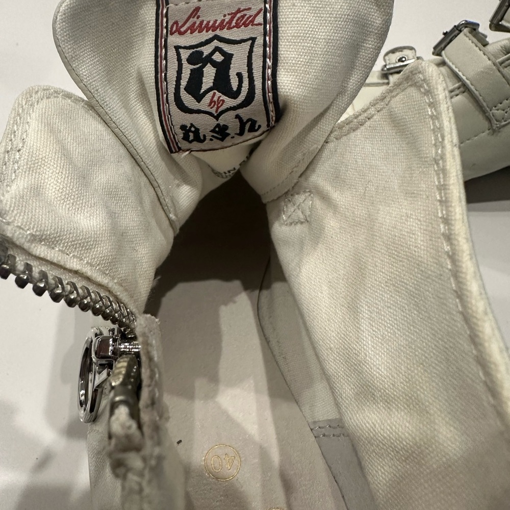 Ash Women's White High-Top Wedge Sneakers - Picture 7 of 9